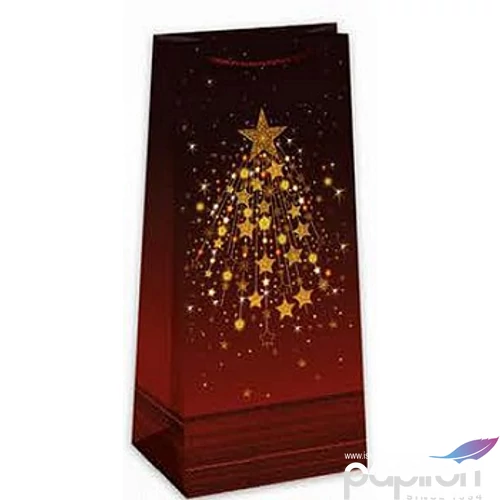 Ajándéktasak zsinórfüles T7 13x29,5cm karácsonyi 0873-0359