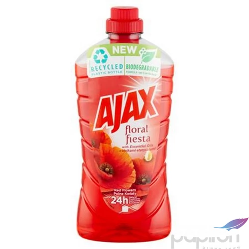 AJAX padLófelmosó 1l Red flowers KHT012H "12db/karton;120db/sor;600db/raklap"