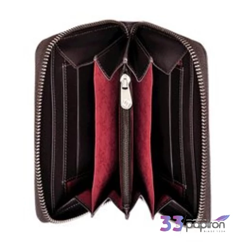 Samsonite pénztárca bőr ISLAND Rhode Goods kollekció 4kártya L. Wallet zipzáraszáros+apró Around M