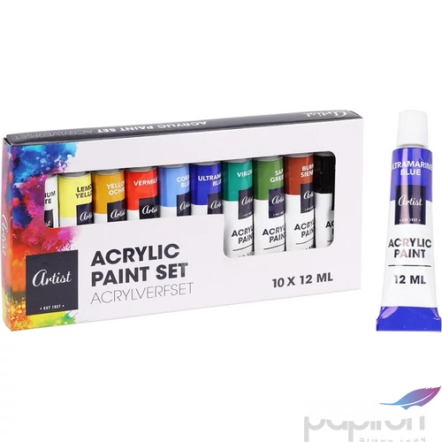 Akrilfesték szett ARTIS '24 10x12ml tubusos kpm