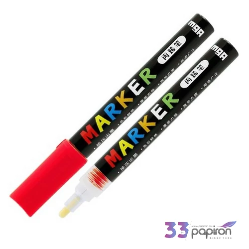 Akril marker 'M and G' 2mm-es piros/red - S200 dekormarker dekorációs marker APL976D933