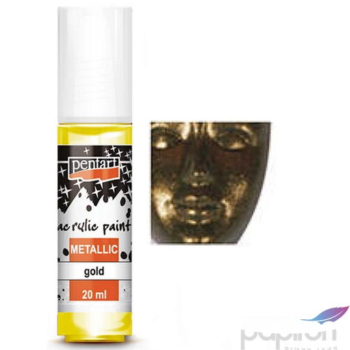 Akrilfesték csillogó 20ml Pentart metál bronz