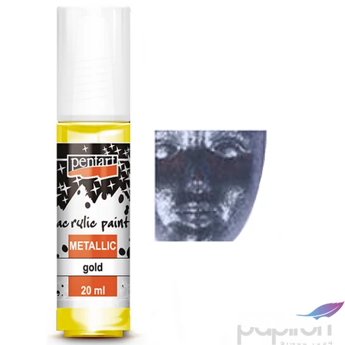Akrilfesték csillogó 20ml Pentart metál kék