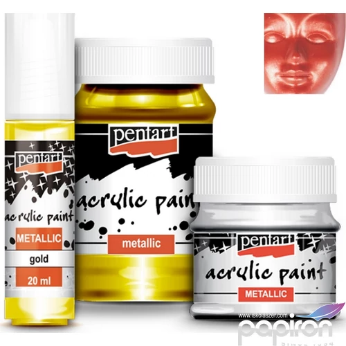 Akrilfesték csillogó 50ml Pentart metál bronz