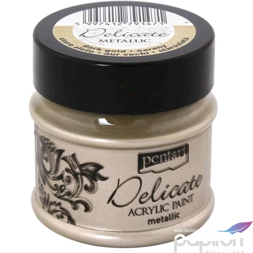 Akrilfesték Delicate metál Pentart óarany 50ml