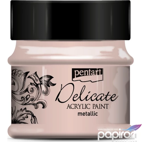 Akrilfesték Delicate metál Pentart rózsa arany 50ml