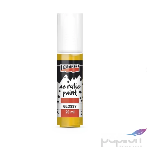 Akrilfesték fényes 20ml Pentart napsárga 7112