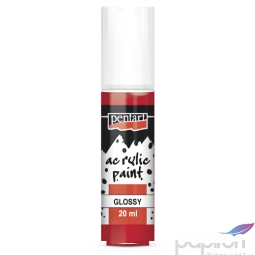 Akrilfesték fényes 20ml Pentart piros 7115