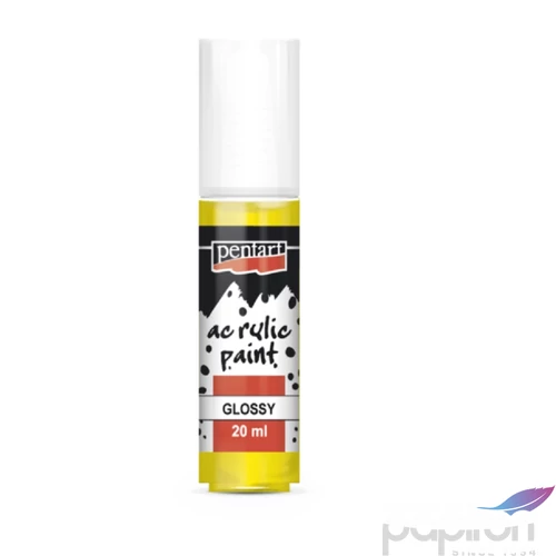 Akrilfesték fényes 20ml Pentart sárga 7102