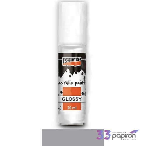 Akrilfesték fényes 20ml Pentart szürke 7127