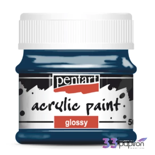 Akrilfesték fényes 50ml Pentart indigókék 7391