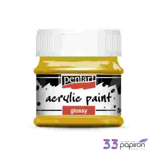 Akrilfesték fényes 50ml Pentart okker 7386