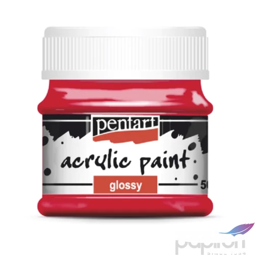 Akrilfesték fényes 50ml Pentart rúzspiros