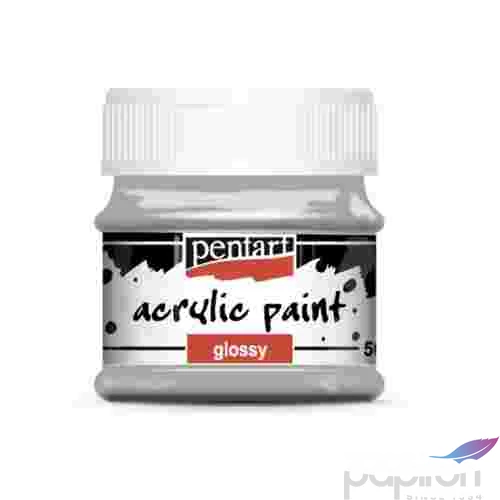 Akrilfesték fényes 50ml Pentart szürke 7377