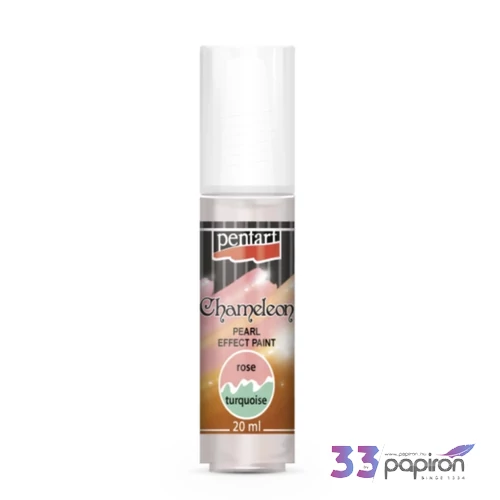 Akrilfesték gyöngyház 20ml Pentart Chameleon rózsa-türkiz