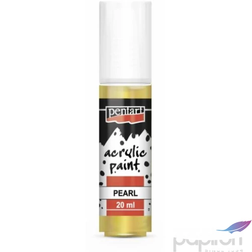 Akrilfesték gyöngyház 20ml Pentart sárga