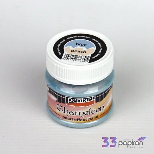 Akrilfesték gyöngyház 50ml Pentart Chameleon kék-barack