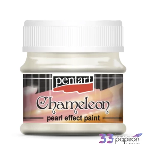Akrilfesték gyöngyház 50ml Pentart Chameleon zöld-arany 7686