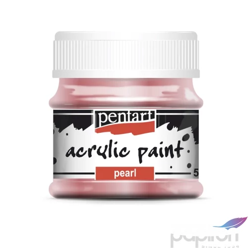 Akrilfesték gyöngyház 50ml Pentart rózsaszín 7434