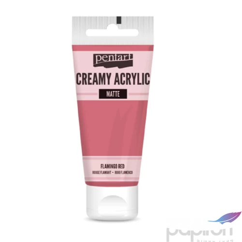 Akrilfesték krémes Pentart matt 60ml flamingópiros