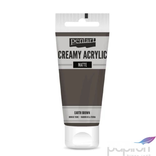 Akrilfesték krémes Pentart matt 60ml földbarna