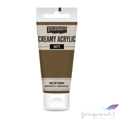 Akrilfesték krémes Pentart matt 60ml mogyoróbarna