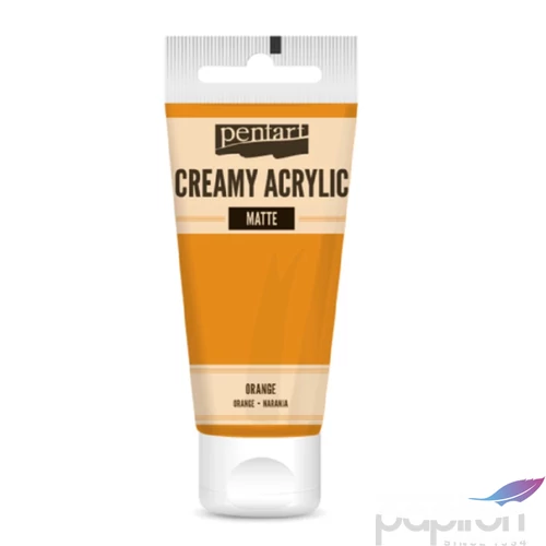 Akrilfesték krémes Pentart matt 60ml narancs 