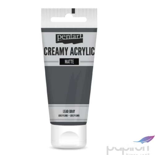 Akrilfesték krémes Pentart matt 60ml ólomszürke