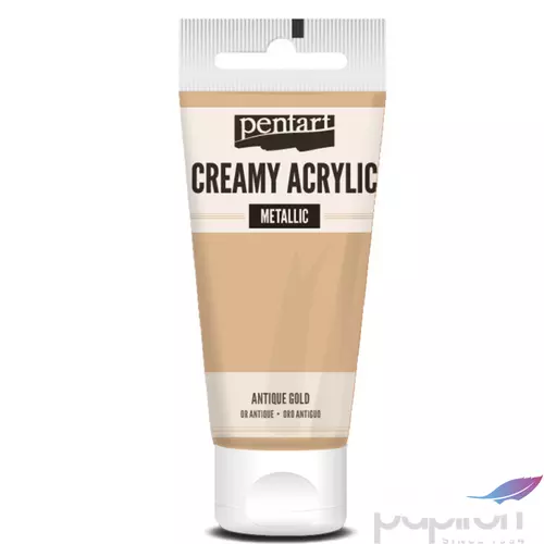 Akrilfesték krémes Pentart metál 60ml antik arany