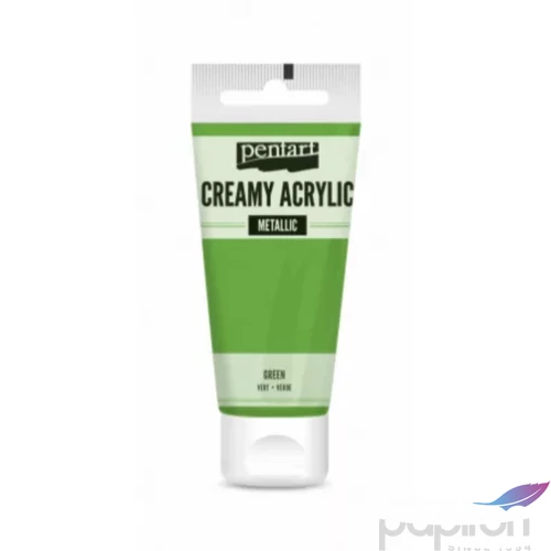 Akrilfesték krémes Pentart metál 60ml zöld