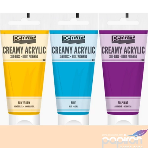 Akrilfesték krémes Pentart selyemfényű, 200ml barack Pentart-39015