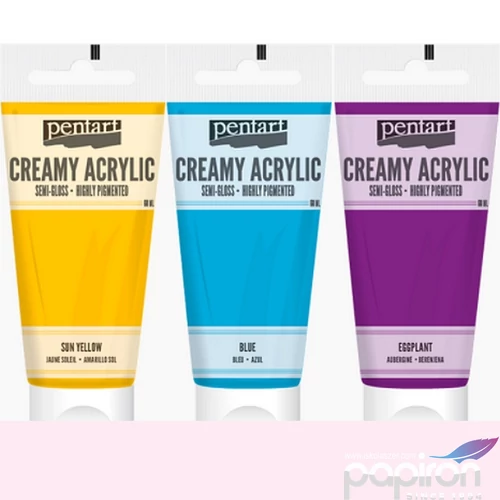 Akrilfesték krémes Pentart selyemfényű, 200ml rózsaszín Pentart-39016