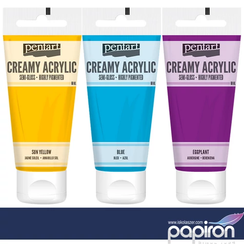 Akrilfesték krémes Pentart selyemfényű 60ml - sötétkék