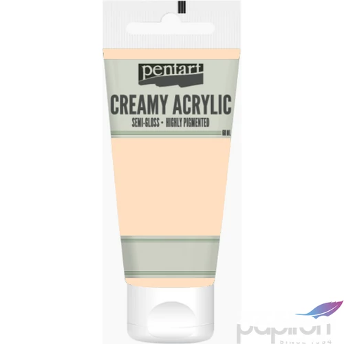 Akrilfesték krémes Pentart selyemfényű 60ml barack 