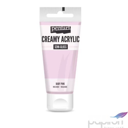Akrilfesték krémes Pentart selyemfényű 60ml - baba rózsaszín 