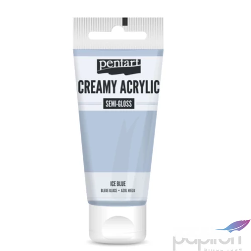 Akrilfesték krémes Pentart selyemfényű 60ml - jégkék