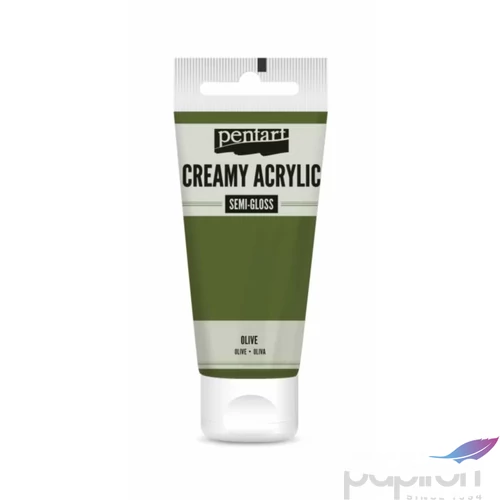 Akrilfesték krémes Pentart selyemfényű 60ml - olíva
