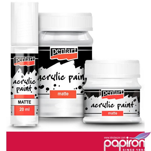 Akrilfesték matt 100ml Pentart kárminpiros 9001
