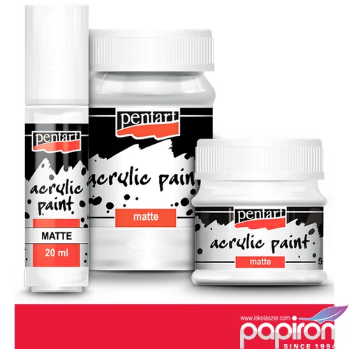 Akrilfesték matt 100ml Pentart piros 5051