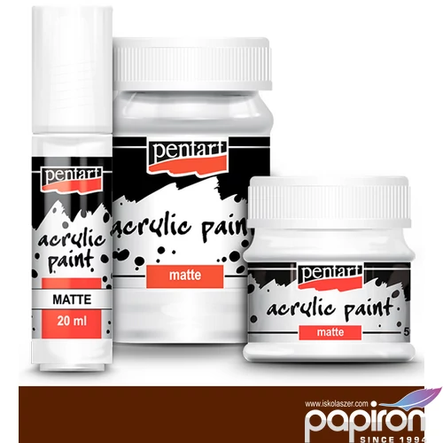Akrilfesték matt 100ml Pentart sötétbarna 5141