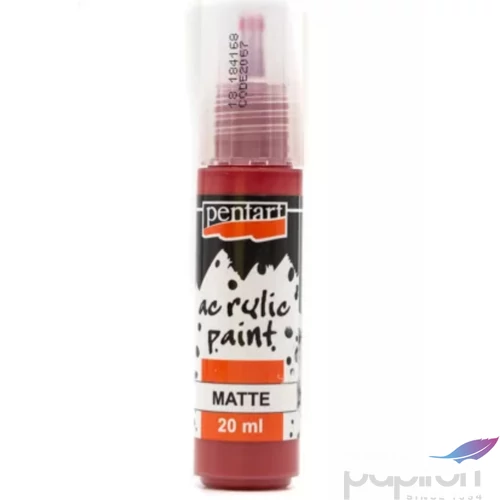 Akrilfesték matt 20ml kármin Pentart