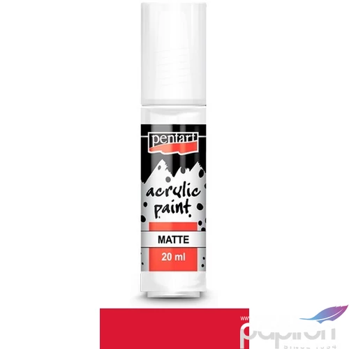 Akrilfesték matt 20ml Pentart - rúzspiros 6454