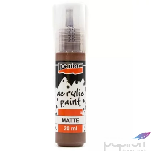 Akrilfesték matt 20ml Pentart barna 6424