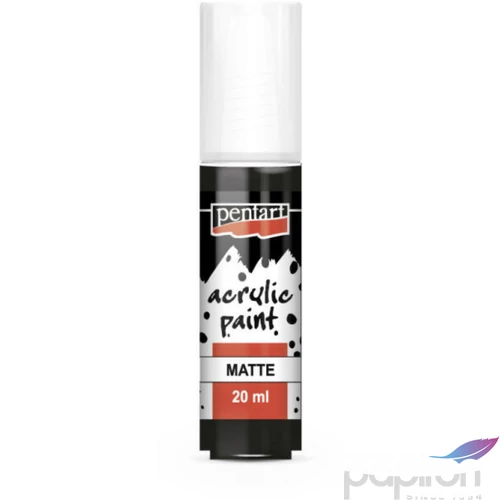 Akrilfesték matt 20ml Pentart fekete 6405