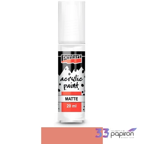 Akrilfesték matt 20ml Pentart korall