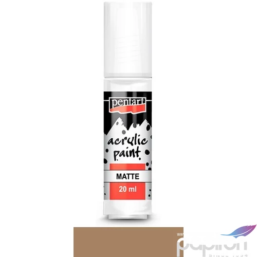 Akrilfesték matt 20ml Pentart mogyoró