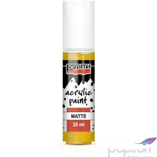 Akrilfesték matt 20ml Pentart napsárga 6412