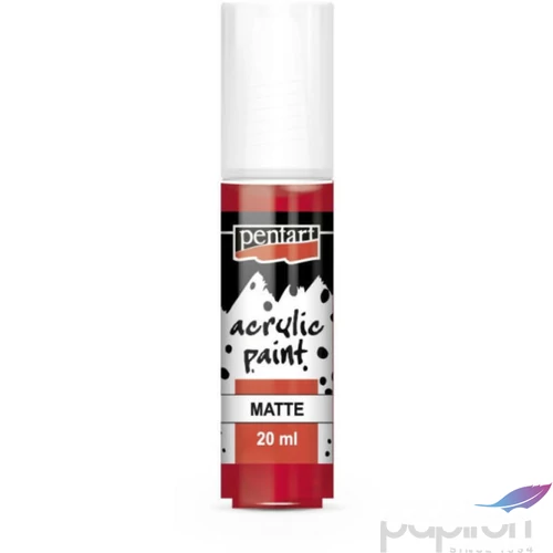 Akrilfesték matt 20ml Pentart piros 6415