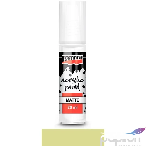 Akrilfesték matt 20ml Pentart vintage sárga