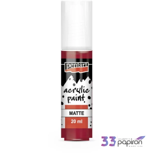 Akrilfesték matt 20ml Pentart vörösbor 6432